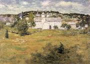 julian alden weir Williamntic Thread Factory oil on canvas